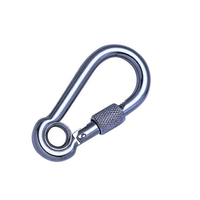 Rich JRSGS — crochet à pression en acier inoxydable, 304/316mm, avec œillet et serrure à vis, vente en gros