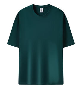 T-shirt da uomo con stampa a sbuffo in cotone 100% pesante con stampa grafica personalizzata oversize per uomo che stampano magliette bianche bianche da uomo - Product Image 1