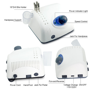Machine à percer les ongles électrique 65W 35000RPM 105L Strong 210 Modèle 204 Pièce à main <span class=keywords><strong>Manucure</strong></span> Pédicure Lime à ongles Embout pour ongles Équipement pour l'art des ongles - Product Image 3