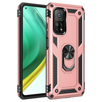Coque de protection anti-rayures avec anneau métallique, housse arrière blindée pour téléphone portable Xiaomi Mi 10T Pro 5G