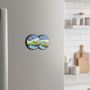 Échantillon gratuit, aimant de réfrigérateur personnalisé sûr et fiable, fabricant d'aimants en caoutchouc PVC, aimant de réfrigérateur en caoutchouc - Product Image 1