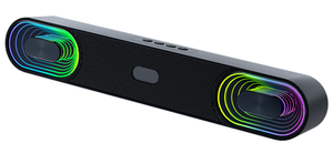 Caixa de Som Gamer PJT-BSP2317 com Iluminação RGB Colorida, Suporta Microfone Externo e Fones de Ouvido para Computador e Laptop - Product Image 4