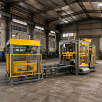 Machine de moulage de blocs de ciment entièrement automatique stable QT8-15, équipement de production de pavés pour usine de fabrication de blocs