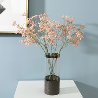 YL Fleurs artificielles de haute qualité en forme de souffle de bébé, en vrac, en plastique souple PVC, fleurs simulées pour centre de table
