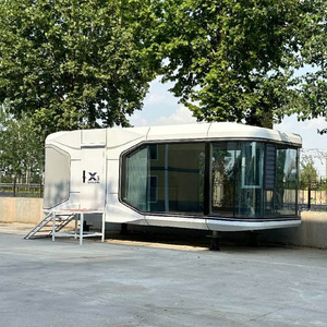 2025 tendance moderne extérieur ECO navire Mini espace Capsule hôtel préfabriqué petite maison mobile maison panneau sandwich installation rapide - Product Image 1