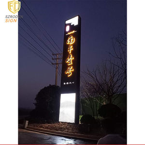 Road Side Street Publicidad Bill Board Wayfinding Señalización direccional Señalización independiente Pylon Signage - Product Image 2