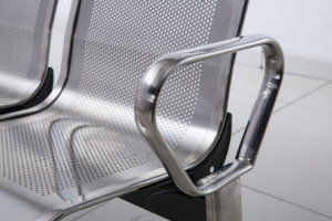 Chaise d'attente en acier inoxydable neuve de Foshan, vente directe d'usine, 1, 2 ou 3 places, pour aéroport, hôpital, banque, clinique, bureau, médical - Product Image 5