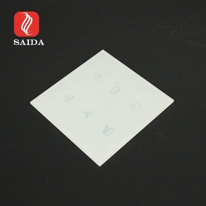 Interrupteur tactile Ultra fin 2mm, blanc, en verre, avec diffuseur d'icônes, pour maison connectée, nouveau - Product Image 3