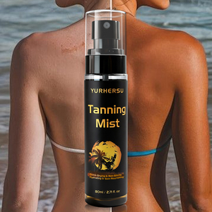 Spray autobronzant OEM en gros à séchage rapide, bronzage sans soleil longue durée, éclat naturel pour <span class=keywords><strong>le</strong></span> corps et <span class=keywords><strong>le</strong></span> visage, soin hydratant pour la peau - Product Image 5