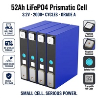 Grosir Sel Baterai LiFePO4 AUSLI 3.2V 50Ah Grade A Prismatic 2000 Siklus untuk OEM EV Golf Cart Penyimpanan Energi Surya