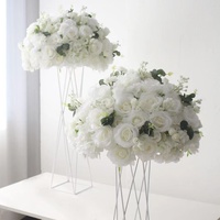 OEM 1m2m personnaliser chemin de table fleur de soie 200*40cm chemin de fleur décoration de mariage vente chaude