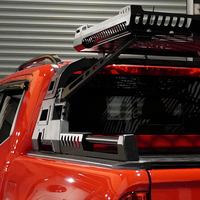 Barre anti-roulis en acier pour pick-up 4x4 avec panier de toit et éclairage LED pour Ford Ranger Raptor Isuzu D-max Toyota Hilux 2015 2021