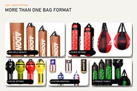 Sac de frappe en cuir personnalisé avec logo OEM, sac de sable lourd pour la boxe, le Muay Thai, le MMA, le kickboxing, sac d'entraînement