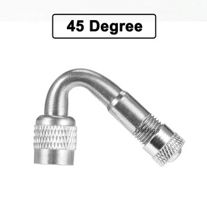 Estensione della valvola del pneumatico adattatore di estensione dello stelo della valvola schrader cromato 45 90 estensori gonfiabili piegati a 135 gradi <span class=keywords><strong>per</strong></span> camper e camion - Product Image 3