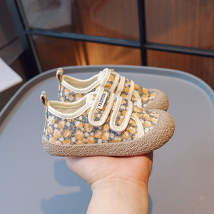 Zapatos de Lona con Estampado Floral para Niñas, Zapatos Casuales de Primavera y Otoño para Niños, Zapatos Escolares de Algodón con Diseño Floral para Bebés - Product Image 2
