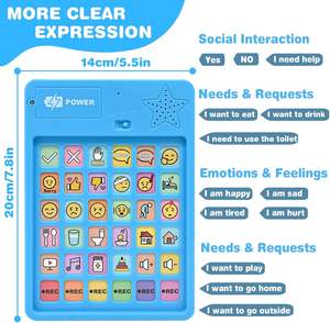 Equipamento para Autismo AAC Gravador de Voz com 30 Botões Alto-falantes Módulo de Som para Crianças Brinquedos Educativos - Product Image 2