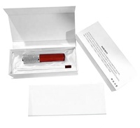 Boîte en papier vide de luxe personnalisée pour brillant à lèvres et crayon à lèvres coffret cadeau vente en gros label privé kit de rouge à lèvres mignon emballage rose