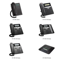 Téléphone IP PoE 2 lignes CP-7821-K9 avec écran rétroéclairé de 3,5 pouces, téléphone de bureau VoIP pour bureau, hôtel, entreprise, communication unifiée