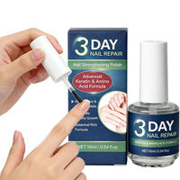 Traitement fortifiant pour ongles à livraison rapide, soin réparateur pour ongles cassants, soin des cuticules, soin longue durée, vernis à ongles, marque privée