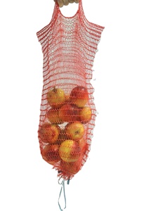 Nhà máy trực tiếp bán giá Tốt raschel lưới túi cho trái cây và rau quả với dây rút Net Leno Túi - Product Image 2