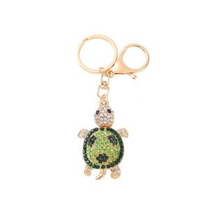 Cute Diamond-Encrusted Turtle <b>Car</b> Keychain Womens Bag Accessories <b>Key</b> <b>Chain</b> Animal Pendant - Product Image 5