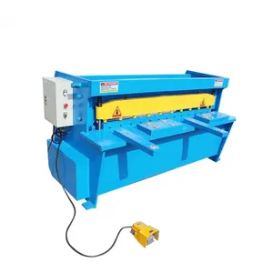 Electric hydraulic sheet steel cutter CNC hydraulic guillotine metal iron stainless sheet plate foot pedal shearing machine