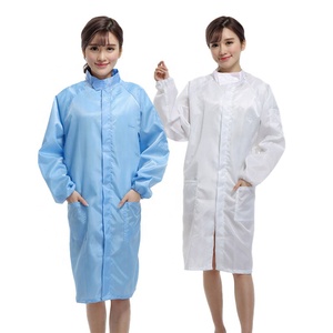 Wasch barer anti statischer Anzug ESD Weißes Kleid Anti statische Arbeits kleidung Reinraum ESD Kittel - Product Image 1