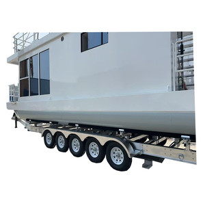 Anpassbarer 30 Fuß <span class=keywords><strong>10</strong></span> m Aluminium Bootstrailer Dreiachsiger bis Fünfachsiger Boots- & Wasserfahrzeuganhänger - Product Image 2