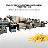 Frietmachine, aardappelchipsmachine, mini kleine schaal, diepvries instant aardappelchipsmaker, productielijn voor frieten