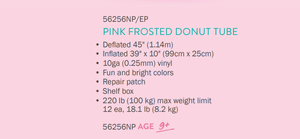 Tubes gonflables en PVC rose, nouveauté 56256, protection de l'environnement, en forme de donuts, givré, pour <span class=keywords><strong>piscine</strong></span> - Product Image 2