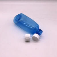 Échantillon gratuit de 300ml bouteille de sirop contre la toux vide en PET de qualité alimentaire avec bouchon inviolable pour récipient de stockage de liquide oral