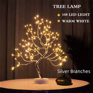 <span class=keywords><strong>Led</strong></span> bàn bonsai cây ánh sáng 108 <span class=keywords><strong>LED</strong></span> đầu đèn phòng ngủ nhà trong nhà đám cưới trang trí tiệc điều khiển từ xa nhiều màu - Product Image 3