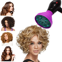 Diffuseurs de sèche-cheveux de voyage universels professionnels 4c, accessoires en silicone pliables et rétractables pour cheveux bouclés, matériau en polyester