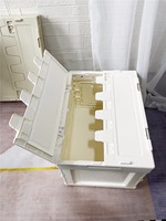 Caisses en plastique recyclables de haute qualité, couleurs personnalisables, pour le stockage et le déménagement, boîte de manutention