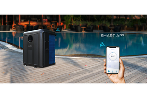 <span class=keywords><strong>Chauffe</strong></span>-<span class=keywords><strong>eau</strong></span> pour piscine avec mode d'énergie hybride, coordination multi-appareils, évaporateur hydrophobe et fonctionnement silencieux en extérieur - Product Image 6