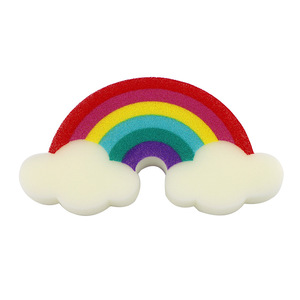 Éponge de bain en mousse pour enfants, en forme d'arc-en-ciel, pour les articles de bain pour bébés, en stock - Product Image 4