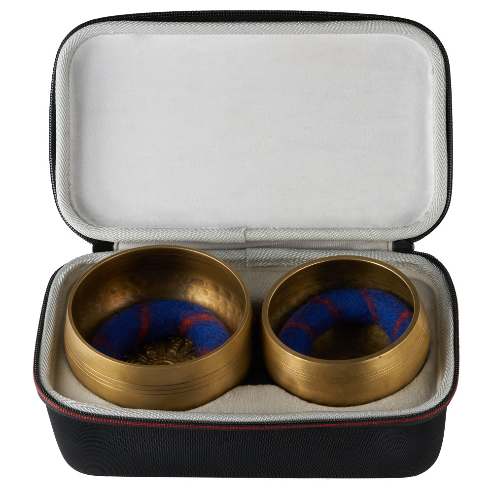 Набор Поющая чаша из тибетского кристалла EVA под заказ, чехол для переноски, сумки с космическим светом