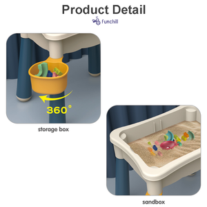 공부 책상 교육 DIY 조립 창조적 인 실행 대리석 디노 파라다이스 어린이 빌딩 블록 - Product Image 6