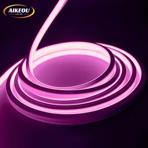 High Quality Pure Silicone Flexible Neon Tube 1010 1212 1616mm Led Strip Silicone Tube Flat Concealed Rope Light