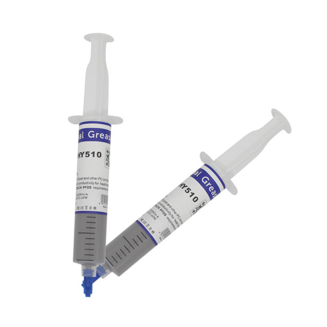 New Hy510 30g Grey Thermal Conductive Grease Paste For CPU GPU Syringe Chipset Cooling Thermal Grease Heat Sink