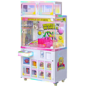 Machine à griffes miniature à monnayeur, modèle Source Factory, pour attraper les peluches, capsules cadeaux et prix, jeu de capsules, support métallique, garantie 1 an - Product Image 4