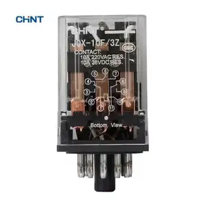 CHNT JQX-10F 3Z AC 380V Mini Relay Elektromagnetik, Berbagai Soket Tersedia Relay Daya Miniatur