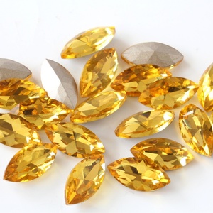 Prix d'usine Oleeya, strass de différentes tailles, cristaux à dos pointu, cristaux navette, strass pour vêtements - Product Image 3