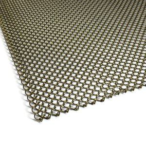 2025 loại mới kiến trúc trang trí Vật liệu Tốt lưới Chuỗi liên kết Rèm Xoắn ốc dây kim loại vải lưới - Product Image 2