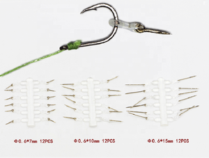 12 Piezas/bolsa, Anzuelos de Pesca de Carpa, Anzuelos de Espiral, Anzuelos de Pico, Accesorios para Aparejos de Pesca con Método Feeder - Product Image 6