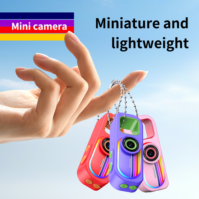2026 New Model LK-039 Mini Thumb Camera With Keychain Portable Compact Thumb Camera Built-in Battery Sport Toys