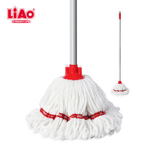 LiAo Alat Pel Lantai Basah Serat Mikro, Kumparan Ujung Besar Komersial Rumah Klasik Tradisional - Product Image 1