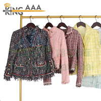 Jas Blazer Bahan Wol Tweed, Pakaian Bekas Thrift, Bal Pakaian Bekas Filipina, Pakaian Bekas Second Hand