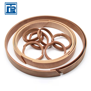 צילינדר הידראולי TONGDA טבעת תמיכה PTFE מוט בוכנה טבעת תמיכת שחיקה טבעת גרפיט חיתוך PTFE פחמן בוכנה טבעת מדריך מפוצלת