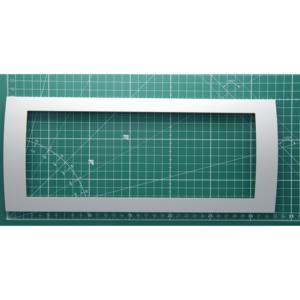 Bticino 331231 Italia Cornisa de Acabado 3 Módulos Esfera Clásica Totalmente Metálica - Product Image 1